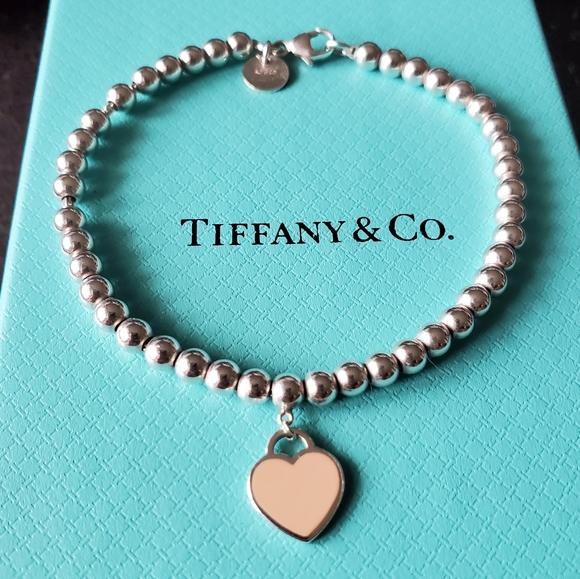 Sold RTT Pink Heart Tag Bead Bracelet - Picture 4 of 8